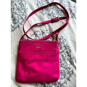 Kate Spade Hot Pink Nylon crossbody purse